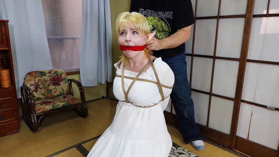 Made In Japan 22: American Cosplayer June Lovejoy Gets Into The Wrong Address And Gets Tightly Tied And Gagged By Another Foreigner In Japan!