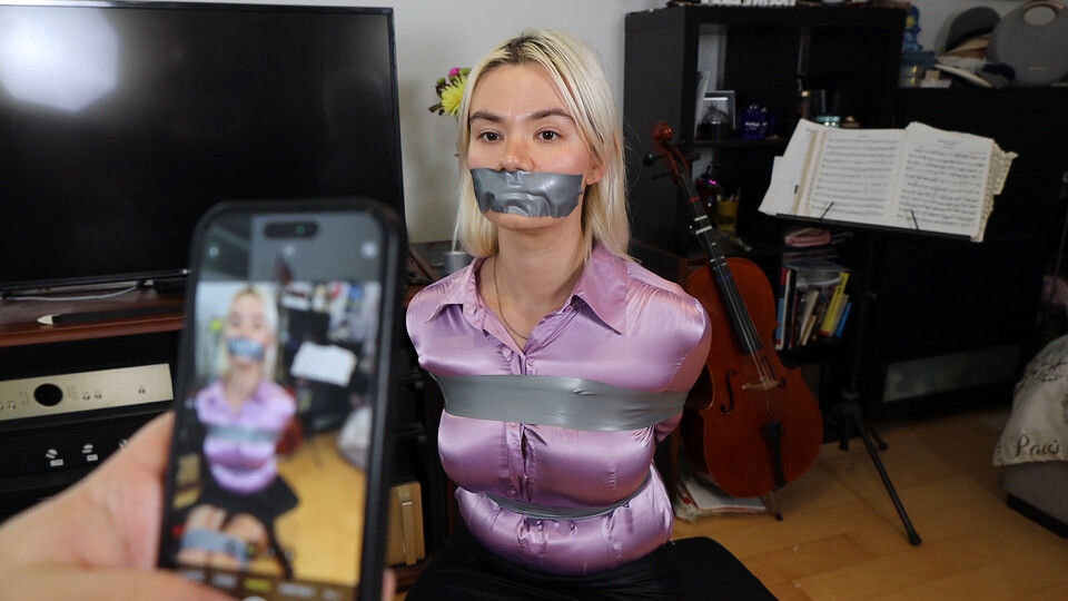 Angelica Fakes Her Own Disappearing And Needs Her Friend To Keep Her Tied Up And Gagged All Day To Make It Look Real! Part 1