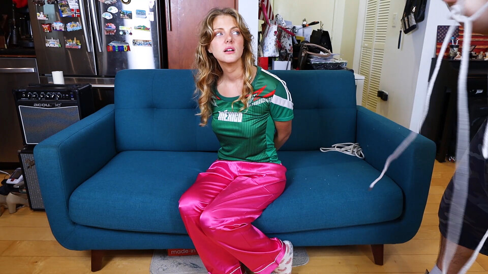 Alda McEwen planned to spend the night playing videogames, instead she gets tied up by a robber!