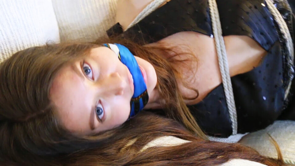 Nicole the dominatrix wannabe gets tied and gagged during a robbery and she loves it!